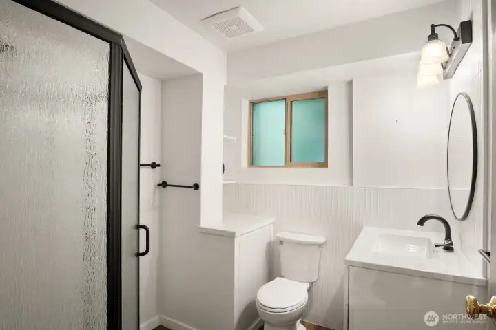 3rd bath on the lower level