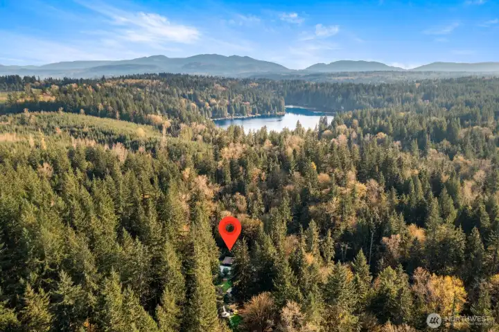 a short walk to Ames Lake