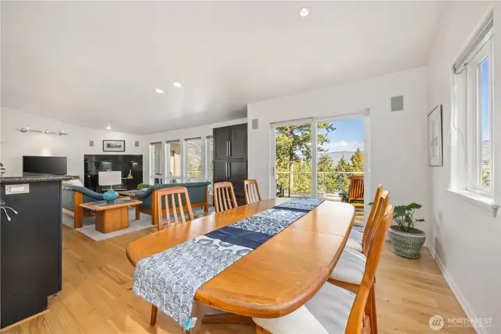 Incredible open layout flows seamless with for indoors to outdoor spaces.