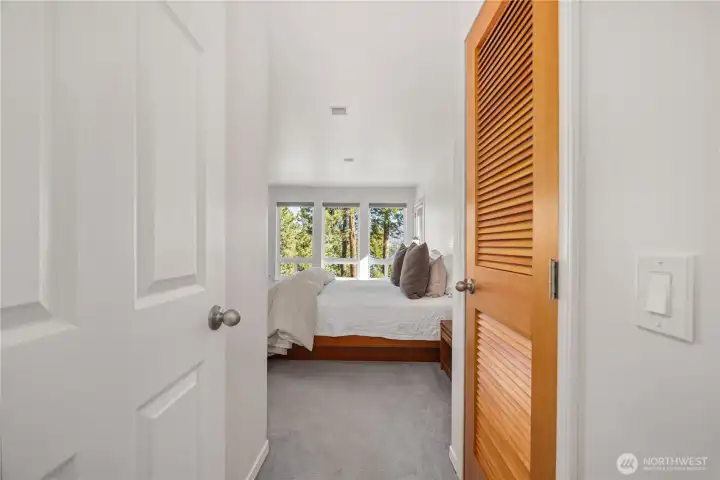 The Primary suite features stunning views