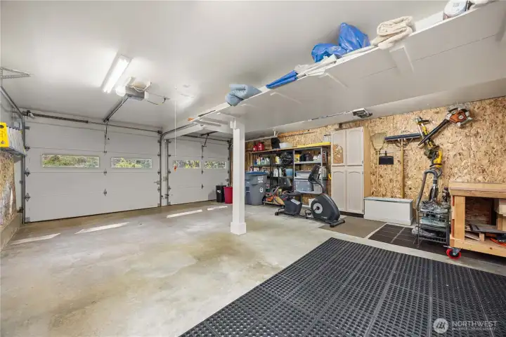 Excellent 2 car garage.