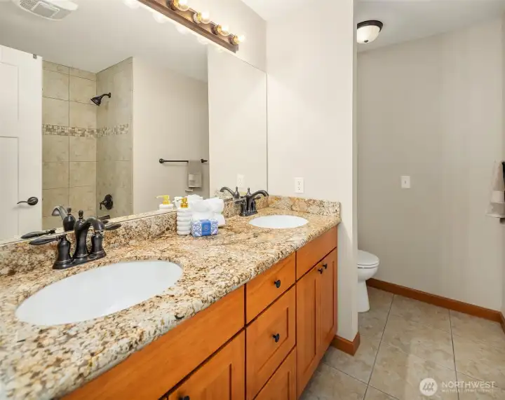 Full bathroom upstairs
