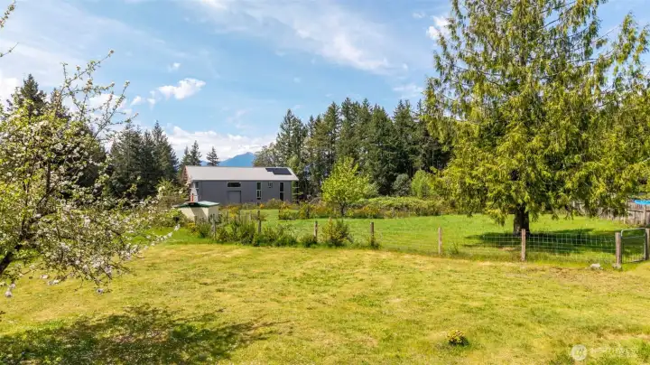 Mountain views from the property