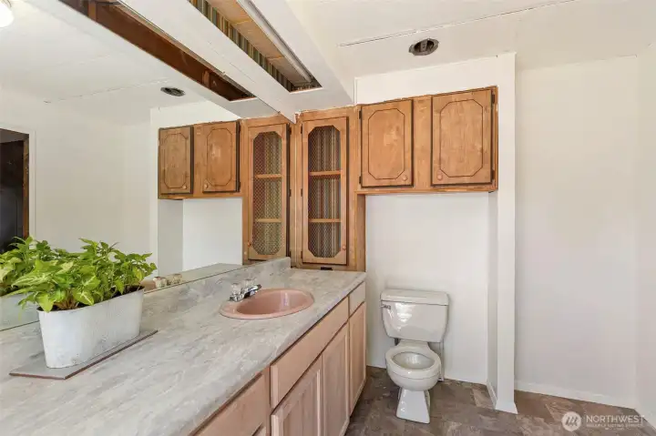 Primary half bathroom