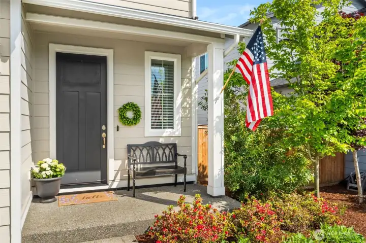 Charming front porch
