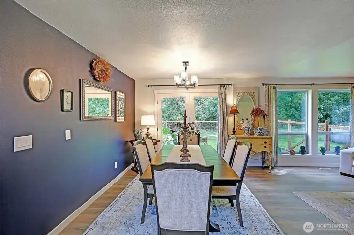 Formal dining area