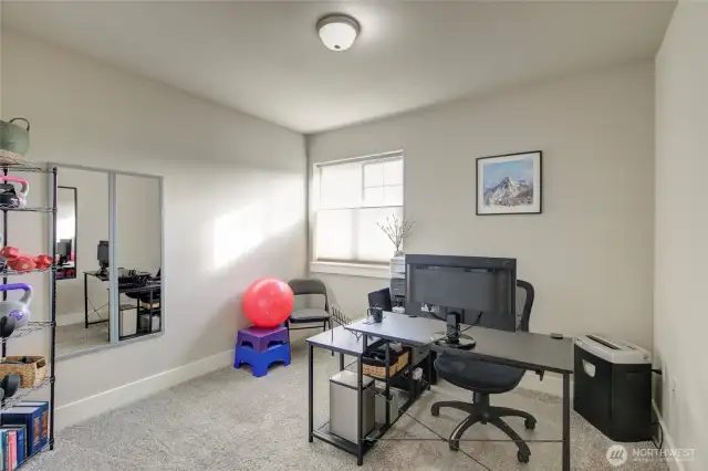 Third bedroom upstairs.  Obviously, be creative and use the space how you want!