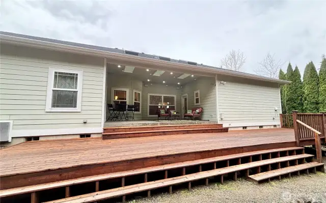 Over 1000+ sqft of private entertainment space.