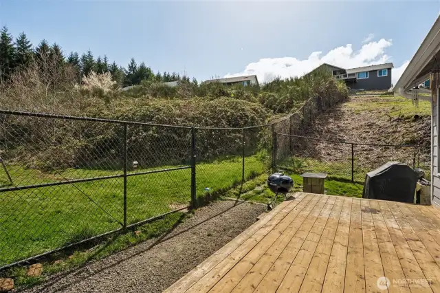 Big enough for all your outdoor dreams, the backyard offers an almost-half-acre lot with black chain-link fencing for privacy and peace of mind. The deck is your spot to unwind or entertain, no matter the season. No HOA for this property, so go ahead and make this space yours!