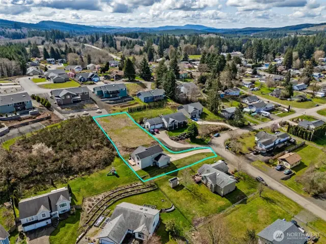A flag-shaped lot with personality, plus an upper slope just begging for terraced gardens, a view deck, or your HGTV moment. Best part? No HOA to send passive-aggressive letters about your plans.