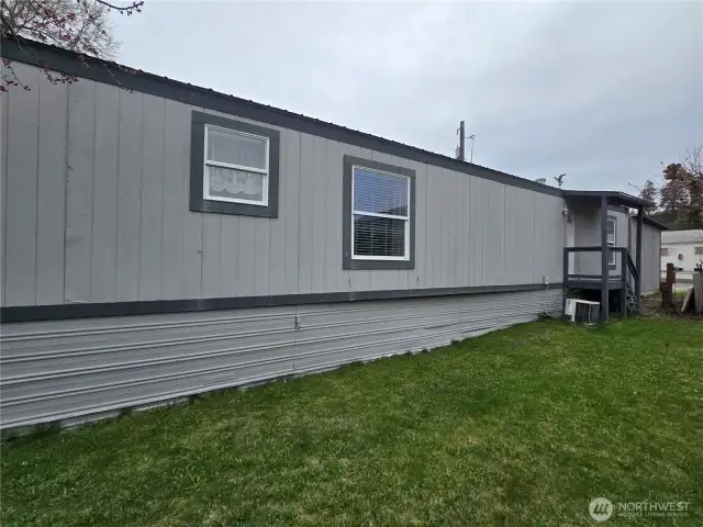 Backyard of home.
