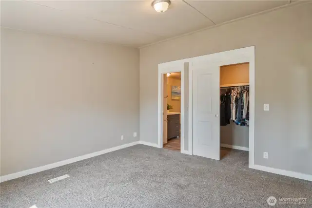 ...with a private bath and walk in closet