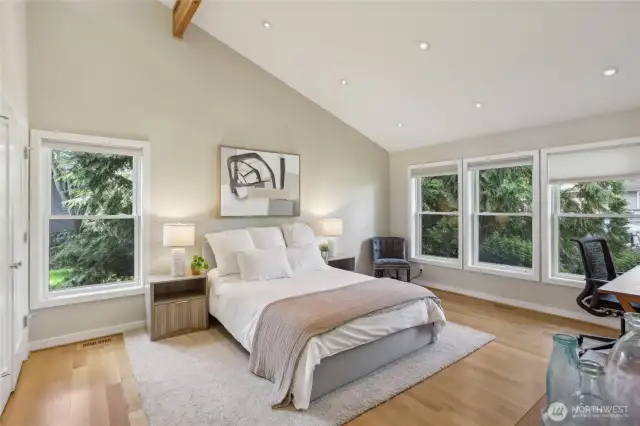Amazing guest room on the main floor. Could convert to Primary suite.