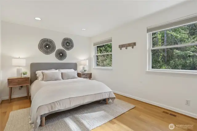 Large bedroom on upper level.