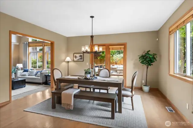 2nd dining space off kitchen