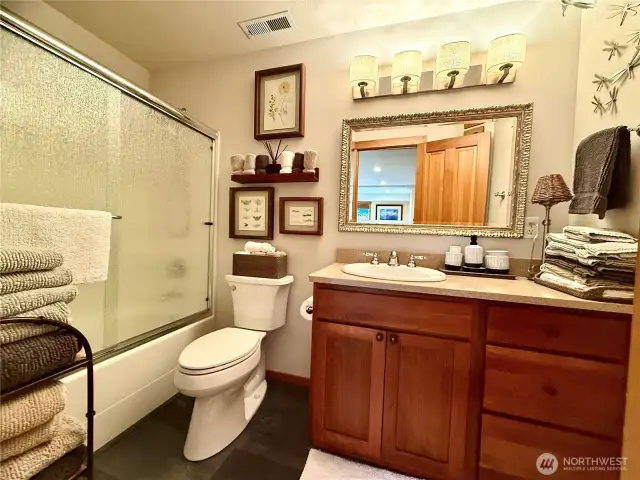 Full bathroom downstairs.