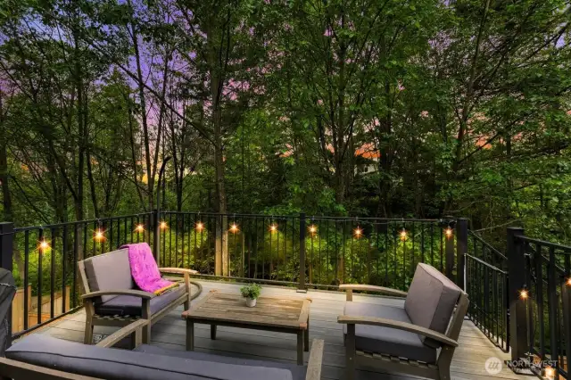 Twilight view from deck. So peaceful!