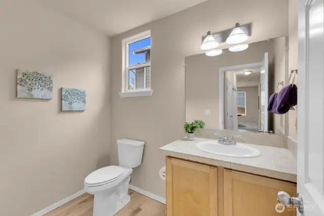 Powder room on main floor
