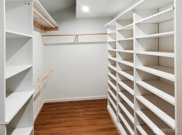 Amazing Walk-in Closet for Primary bedroom