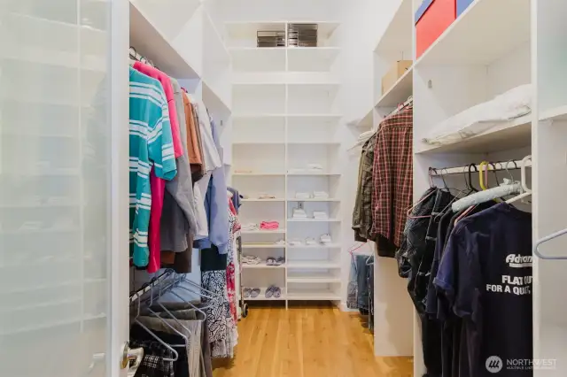 Large closet for all your needs.