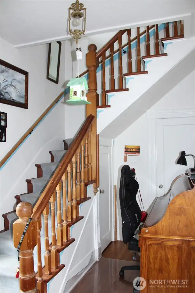 Old charm. Back way door actually opens up to dining area.