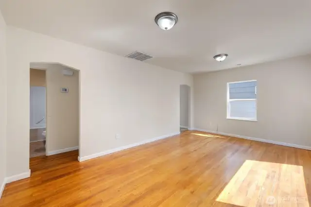 Charming arched doorways and Pella windows.
