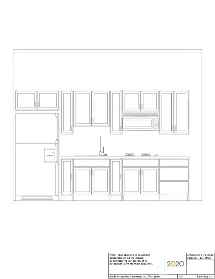 lower kit set up ready next to pool table