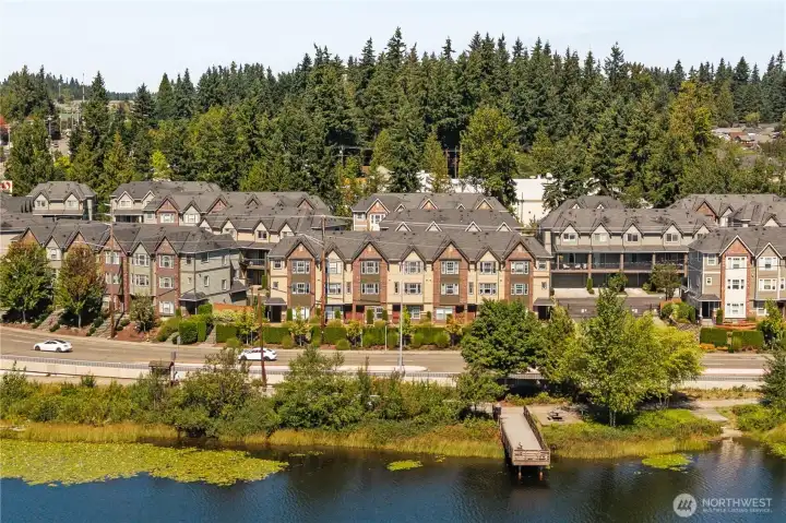 Nearby Dock and Trail