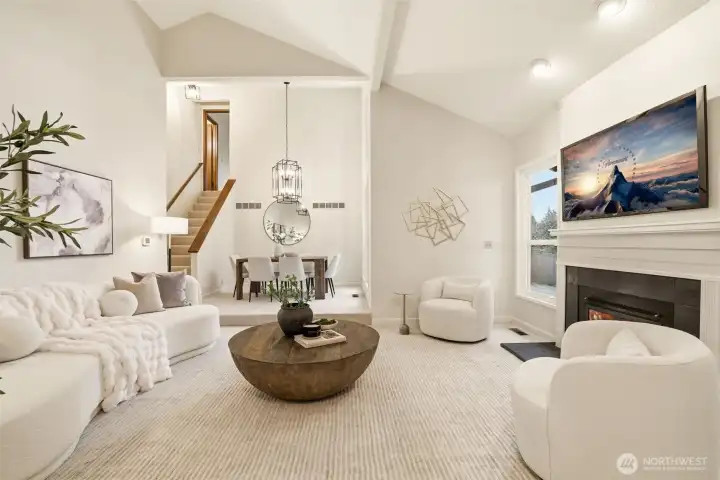 The living room is the heart