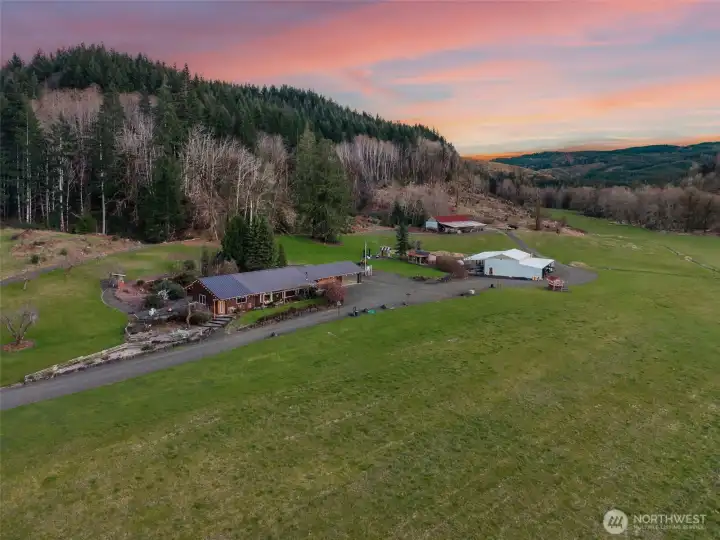 an ideal setting for rural living, recreation, or agricultural use.