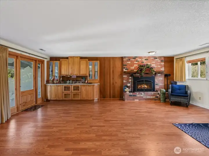 Huge lower level family room
