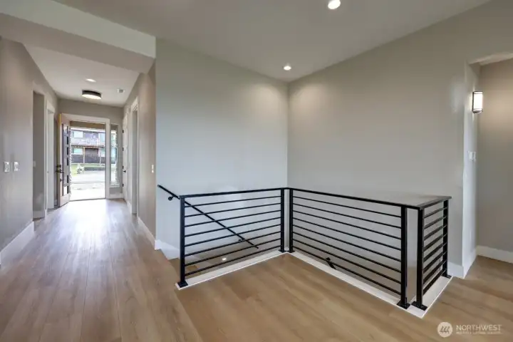 Entry way and staircase to lower level