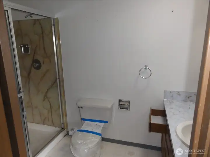 Primary bathroom Primary bathroom