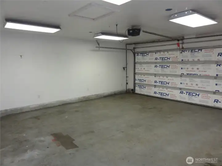 Interior of the detached garage/shop. Interior of the detached garage/shop.