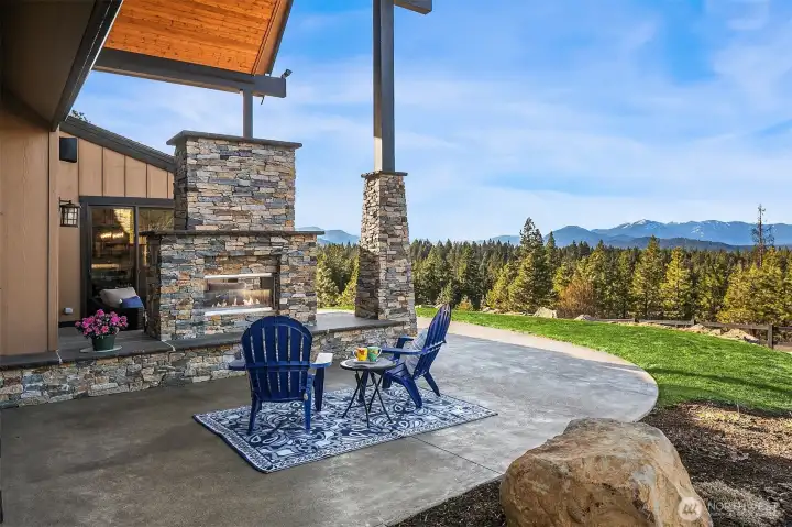 Patio off dining room and living rooms - other side of fireplace