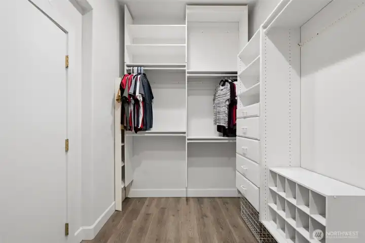 Primary custom closet Primary custom closet