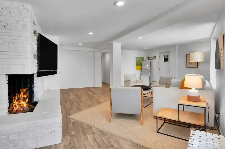 Daylight basement living