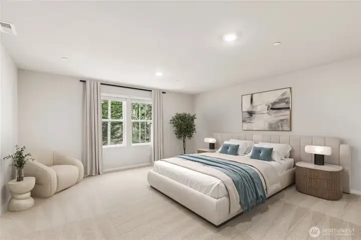 Photo rendering is representational and may be virtually staged. Actual home is under construction and finishes, elevation, and paint colors may vary. See site agent for details.