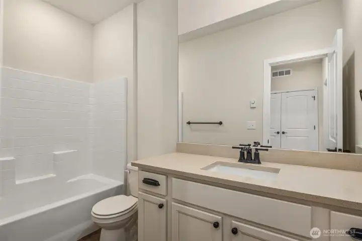 Secondary bathroom