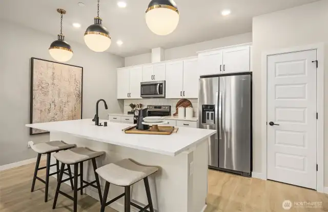 Model Home Bar and Kitchen
