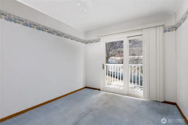 bedroom 3 w/ exterior access