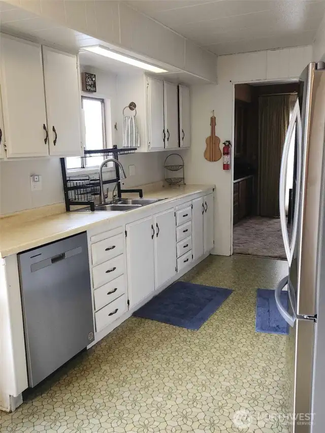 Kitchen from the second dining room.