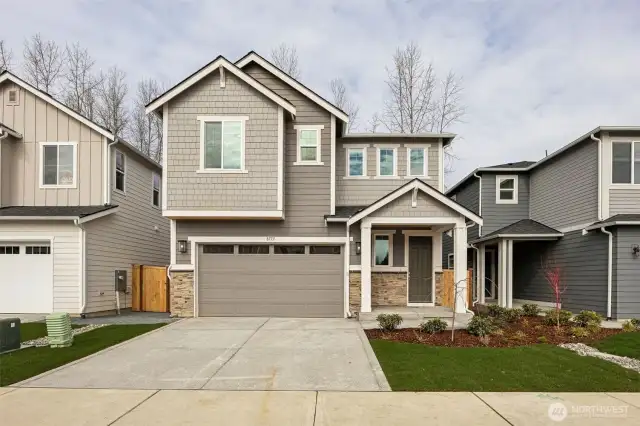 Craftsman Exterior of Homesite 4. 40 is Modern farmhouse