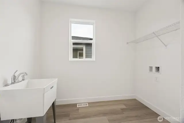 Upstairs laundry