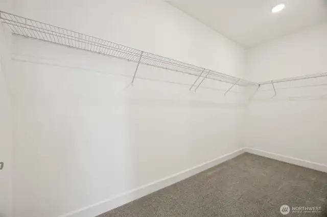 Large Primary walk in closet