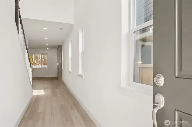 Entry looking toward great room