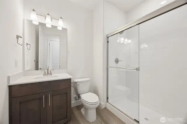 Main floor bath and shower
