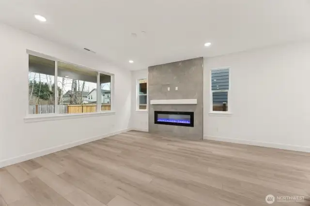 Great room from kitchen