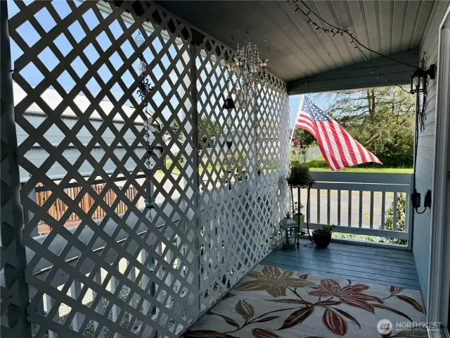 Covered Deck adj Primary and Dining