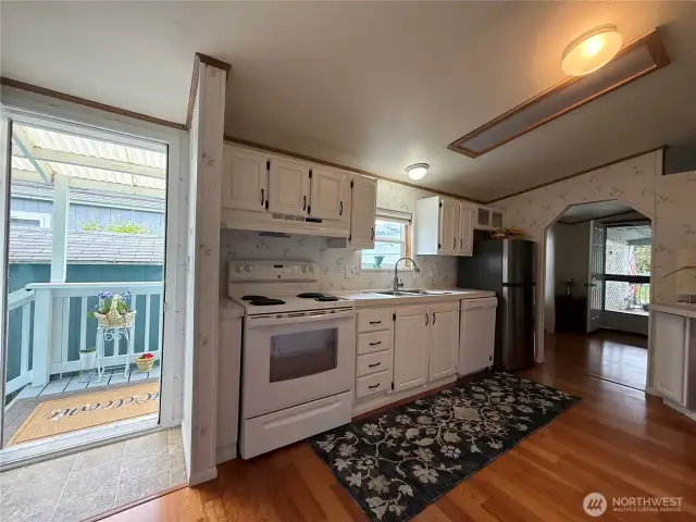Back porch to Kitchen